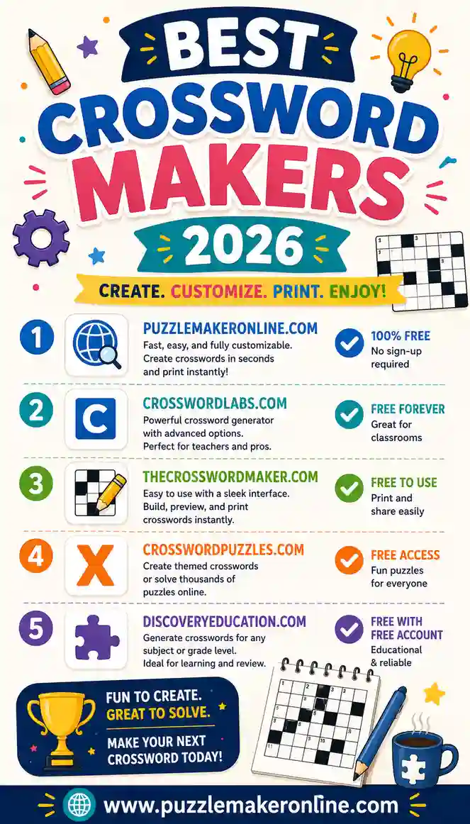 Best Crossword Makers in 2026