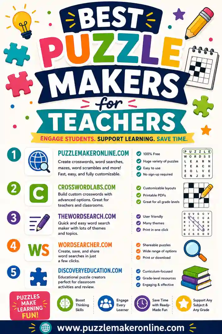 Best Puzzle Makers for Teachers in 2026