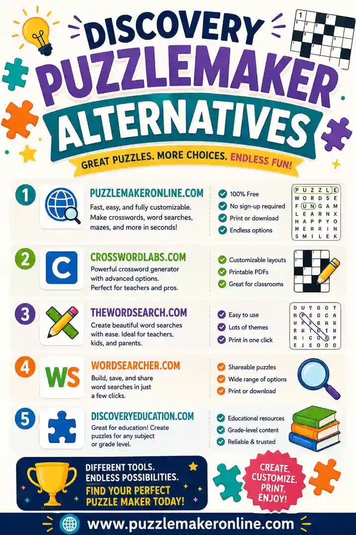 Discovery Puzzlemaker Alternatives Worth Trying