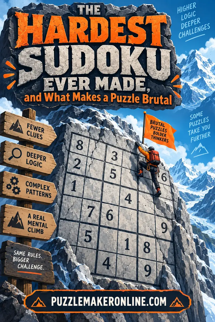 The Hardest Sudoku Ever Made, and What Makes a Puzzle Brutal