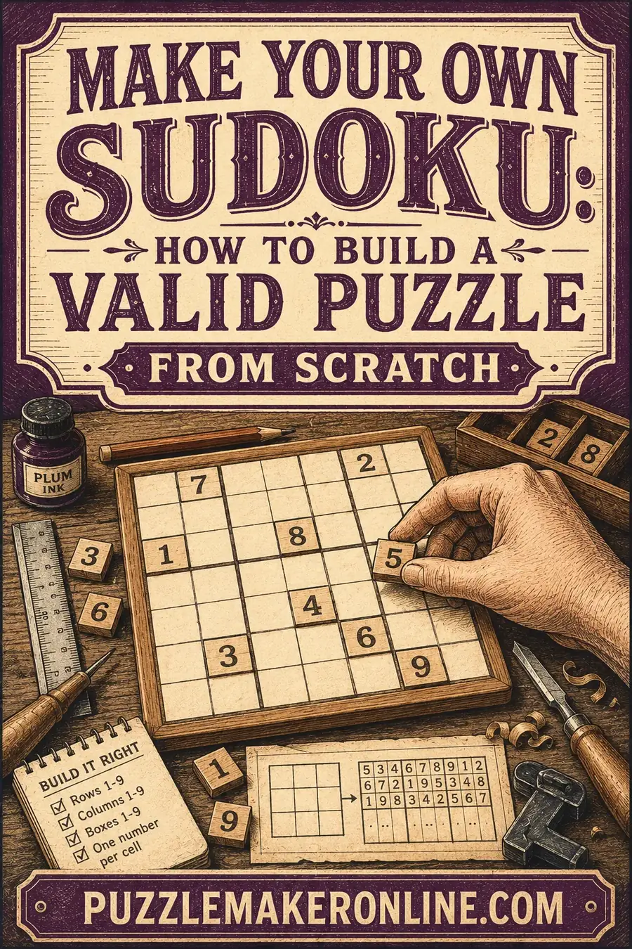 Make Your Own Sudoku: How to Build a Valid Puzzle From Scratch