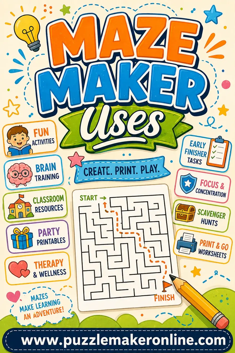 Maze Maker Uses: 15 Fun Ways to Use a Free Maze Maker