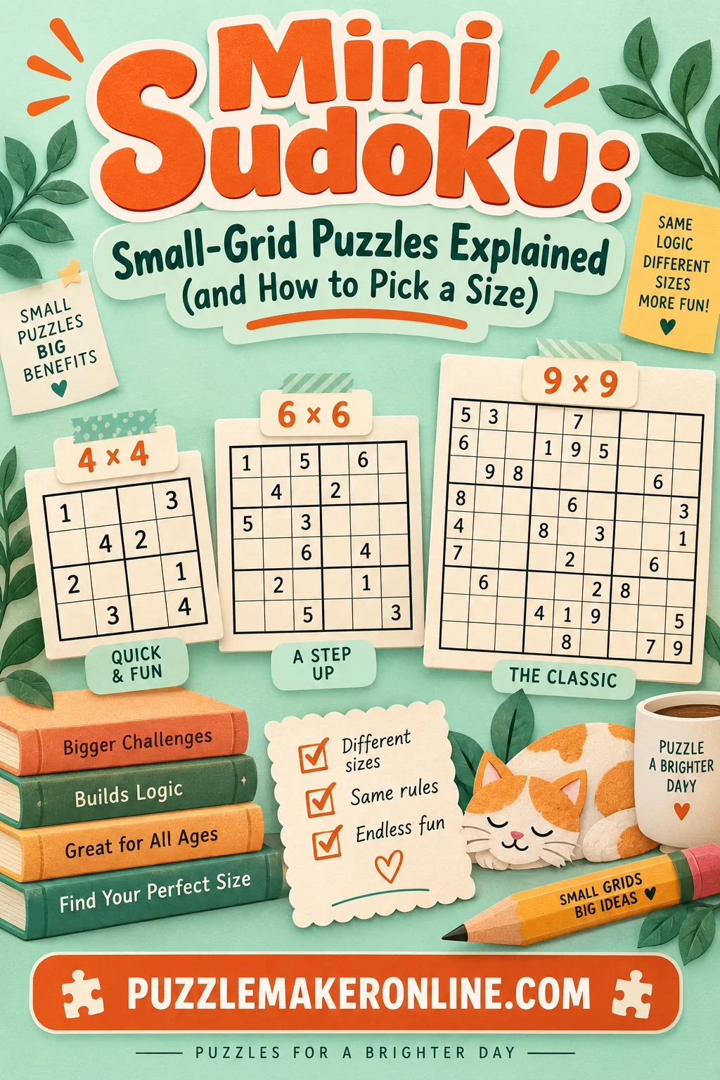 Mini Sudoku: Small-Grid Puzzles Explained (and How to Pick a Size)