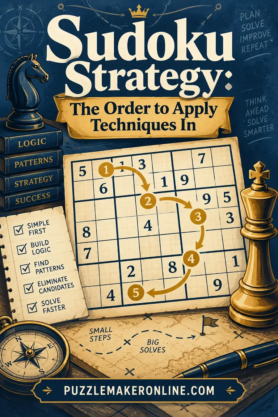 Sudoku Strategy: The Order to Apply Techniques In