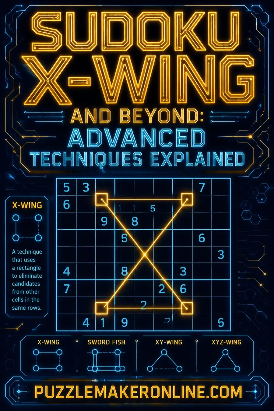 Sudoku X-Wing and Beyond: Advanced Techniques Explained