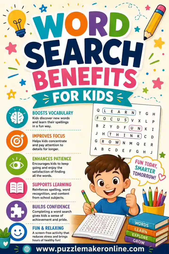 Word Search Benefits for Kids: Why They Help Learning